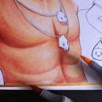 Les muscles sont définis simplement à travers la couleur