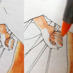 On peut commencer par les ombres et ensuite rajouter de la couleur